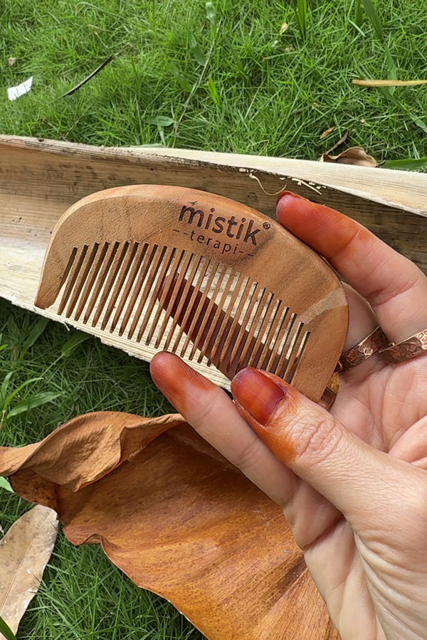 Mystic Therapy Cherry Wood Comb | Anti-Static