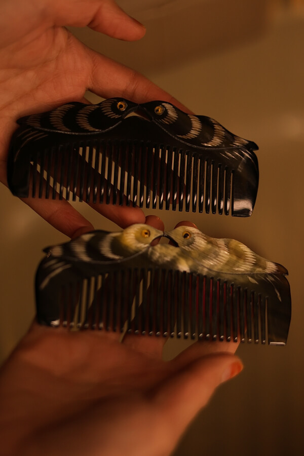 Heritage of Nature: Handmade Comb from Cow Horn