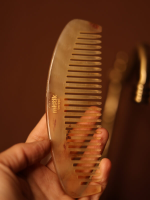 Mystic Therapy Cow Horn Comb – Natural Beauty from Tradition & High Quality